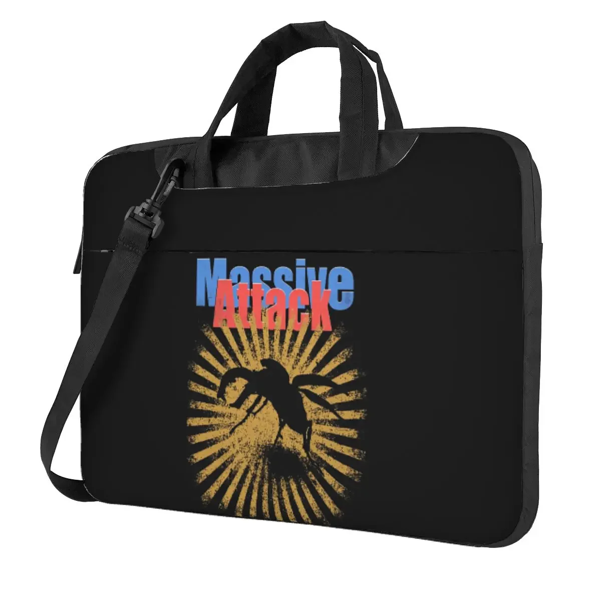 Trip Hop Music Retro 80s 90s Album Band Crossbody Laptop Bag Case Computer Bag 13 14 15.6 Inch Notebook Pouch for Macbook Pro