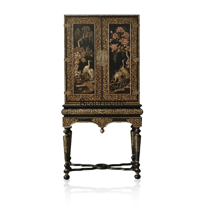 

ls 42European luxury high cabinet decorative locker villa high-end decorative cabinet