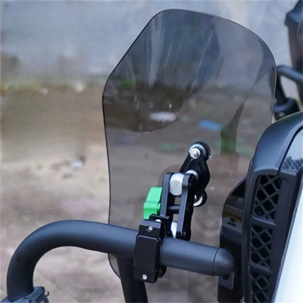 For QJMOTOR SRV600 SRV700 SRV500S Universal Leg Windshield Bumper Knee Protector Windshield Universal 360° Side Windshield