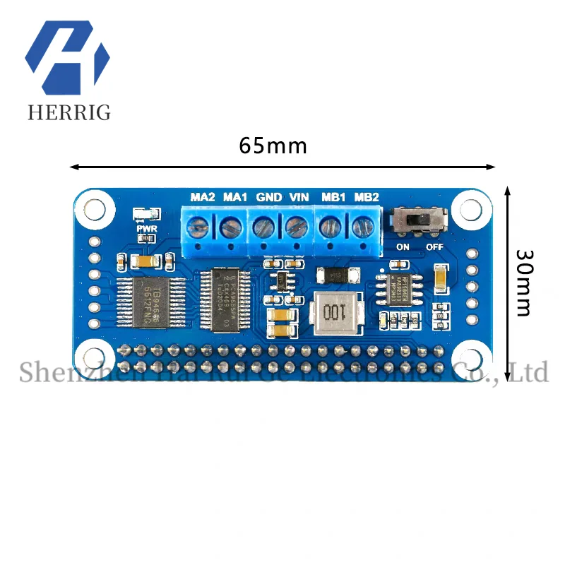 Raspberry Pi 4 Model B 3B TB6612FNG Expansion Board Module DC Motor Driver Board I2C Interface