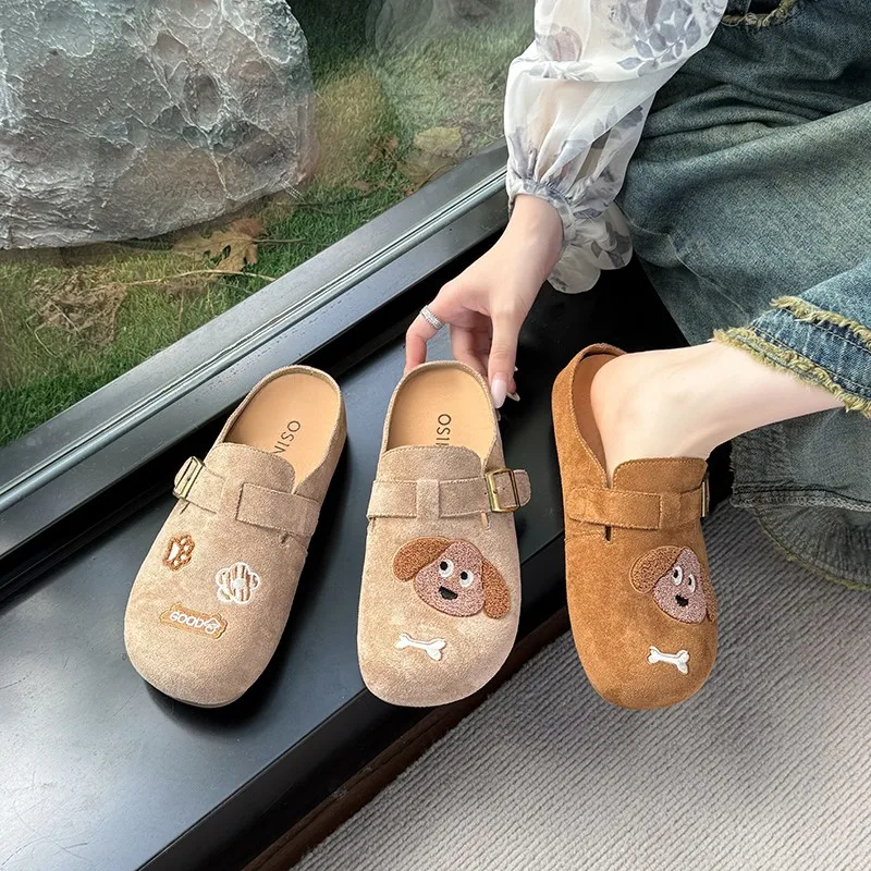 

Новые женские летние тапочки Baotou Half-drag 2025 Cool Drag на одну ногу