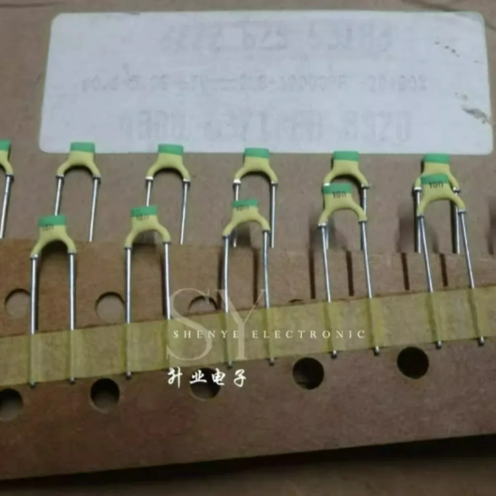 5pcs/lot 0.01uf/63v 10nf 10000pf 103 Brand New 5mm Silver Film Ceramic Capacitor Mica Capacitor