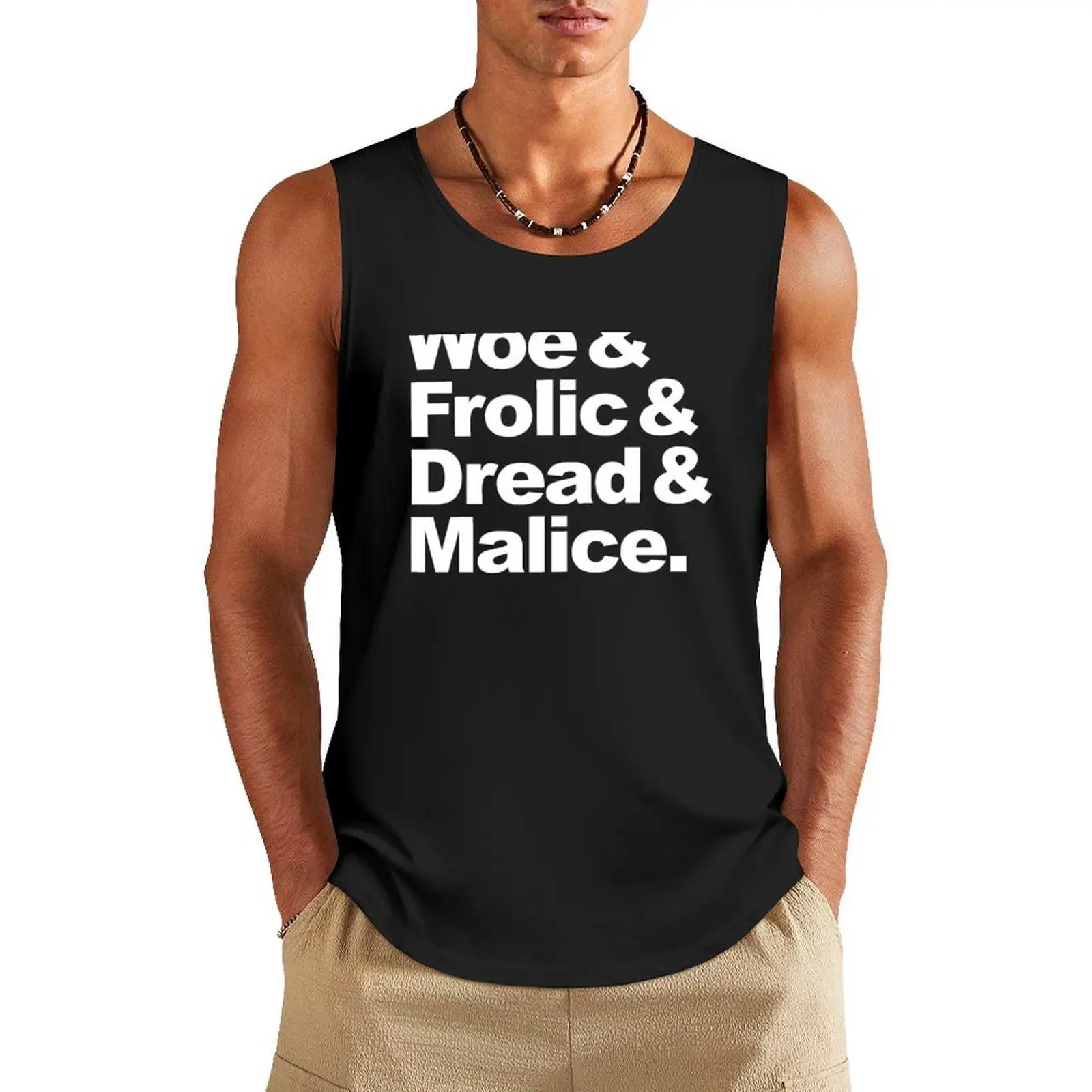 

The Four Tempers Tank Top gym accessories men t-shirts man cotton t-shirts man
