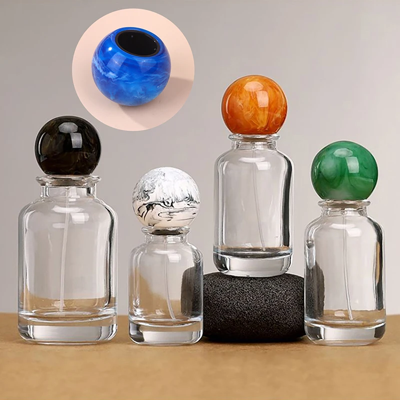 

Цветная сферическая смоляная крышка, калибр 15 мм, нежный флакон для духов, круглая шариковая крышка, подходит для байонетных бутылок с насадкой 17,2 мм