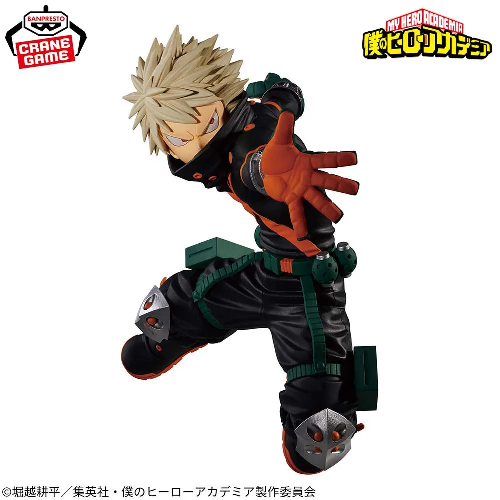 爆豪勝己 僕のヒーローアカデミア アニメ フィギュア アクションフィギュア バンプレスト オリジナル本物モデルコレクションおもちゃギフト子供のための
