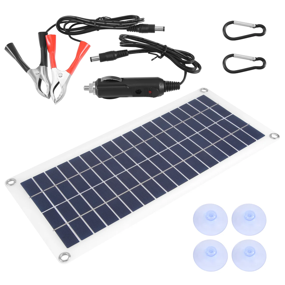 15W Solar Panel 12-18V Solar Cell Solar Panel for Phone RV Car MP3 PAD Charger Outdoor Battery Supply B