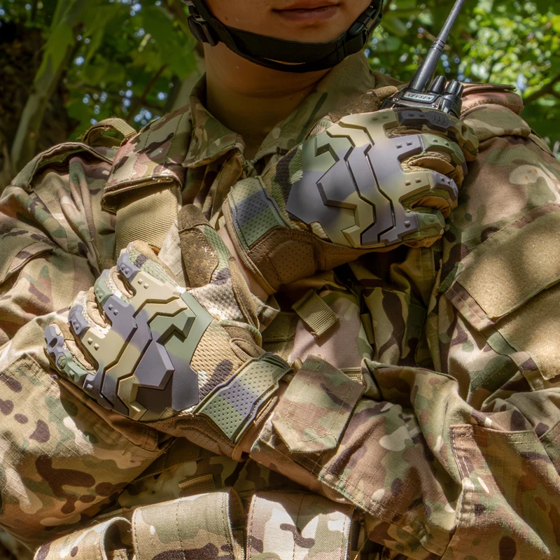 Outdoor Touch Screen Tactical Gloves Motorcycle Cycling Glove Sport Climbing Hunting Full Finger Gloves Mittens Men