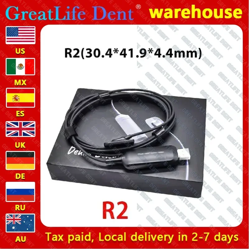 Mexico RU EU In Stock GreatLife Waterproof Original Nanopix Rvg Intraoral Imaging System Digital Dental Sensor X-Ray Rvg Image