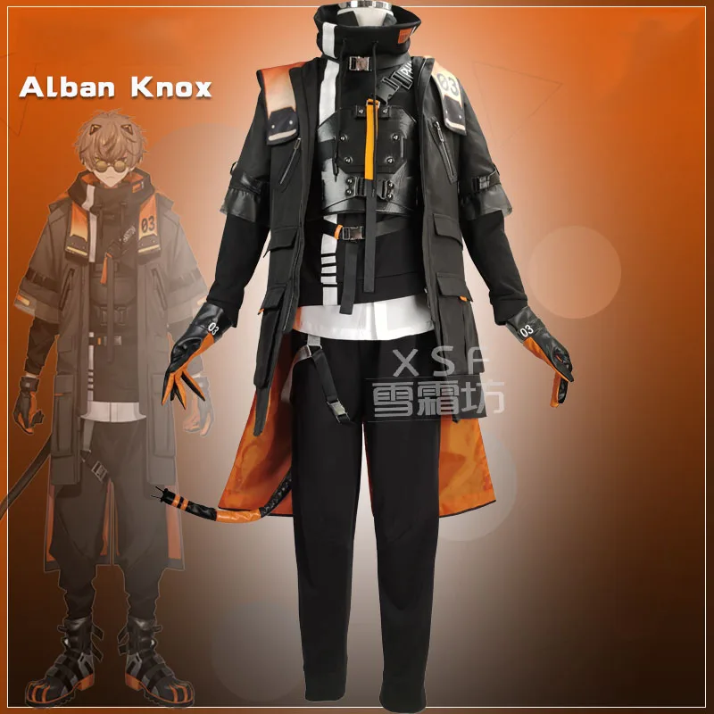 COSLEE Vtuber NIJISANJI Nocytx Alban Knox Cosplay Costume Casual Handsome Uniform Halloween Party Outfit Unisex Game Suit New 20