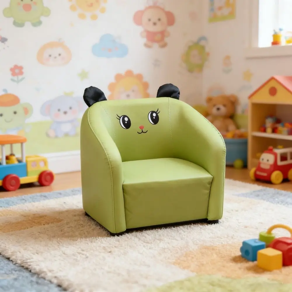 Compact Size Sofa Chair -Friendly Size Cartoon Design Toddler Couch Seat Small Couch Seat Lightweight Structure