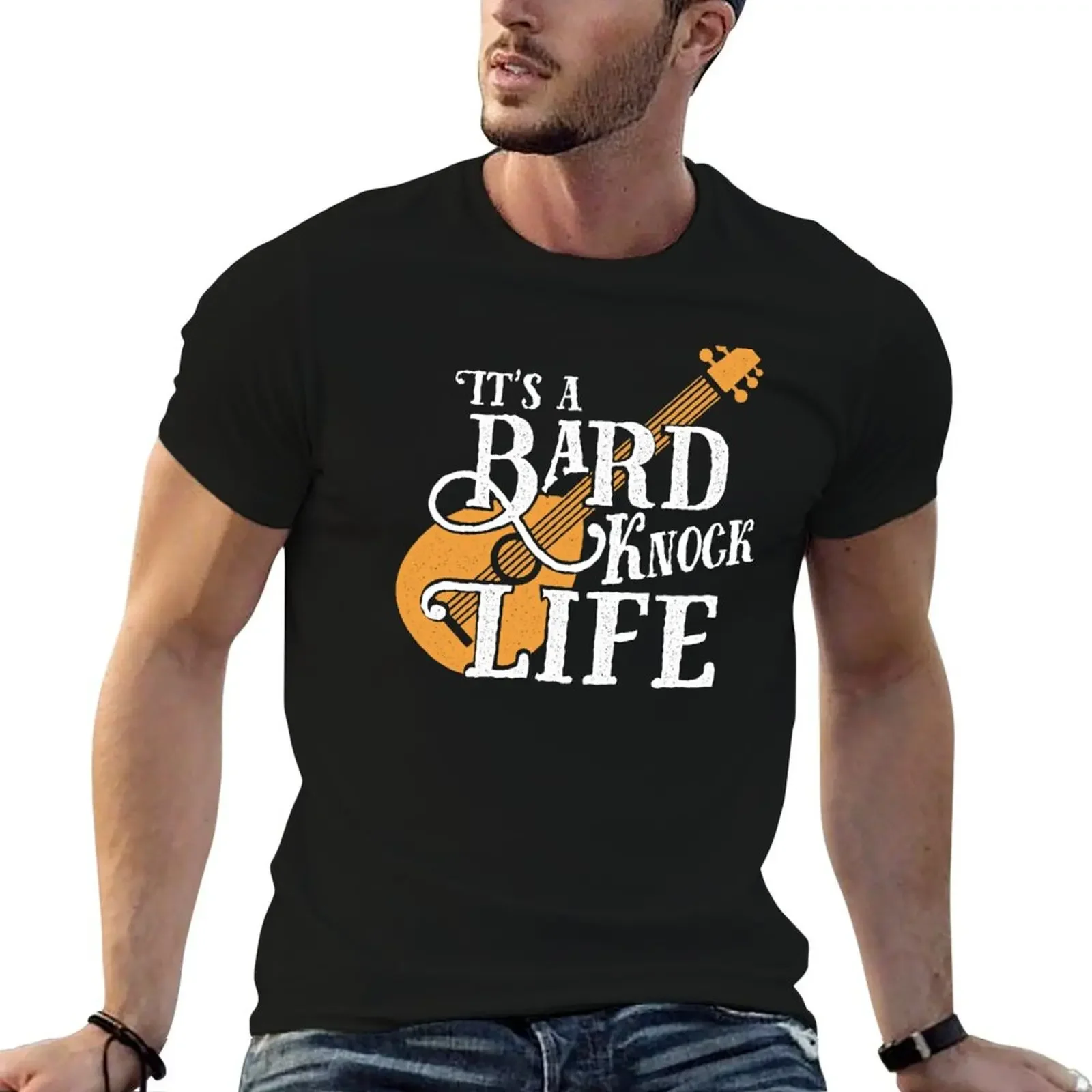 

Bard Knock Life T-Shirt aesthetic clothes blue archive boys whites mens clothing