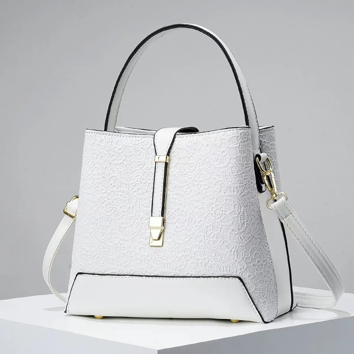 New Luxury Tote Bag Leather Classy Handbag Professional Shoulder Bag Women Business Office Bag Large Capacity