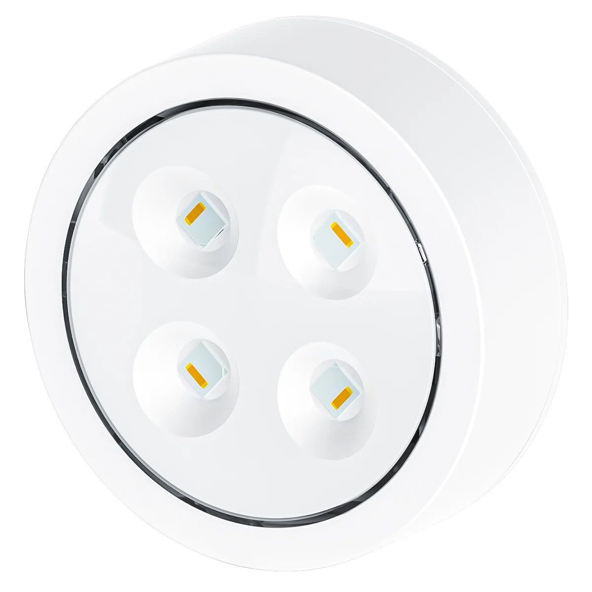 Wireless Under Cabinet LED Lights For Kitchen RGB Color Changing Puck Night Light Remote Control Closet Lamp Battery