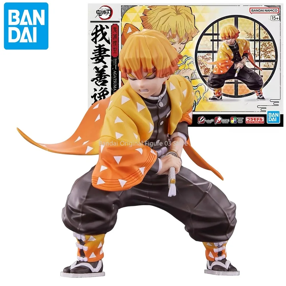 

In Stock Original Bandai Demon Slayer Assemble Agatsuma Zenitsu Figure Anime Model Toy Gift