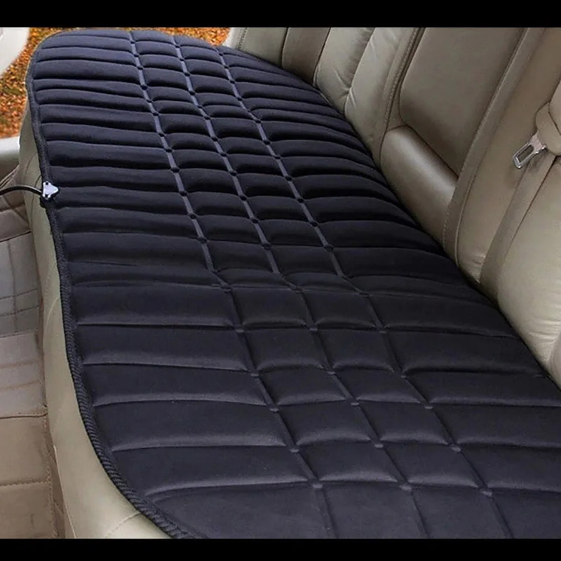 

12V Car Rear Back Heated Heating Seat Cushion Cover Car Universal Winter Warming Heater Protector Mat Accessories