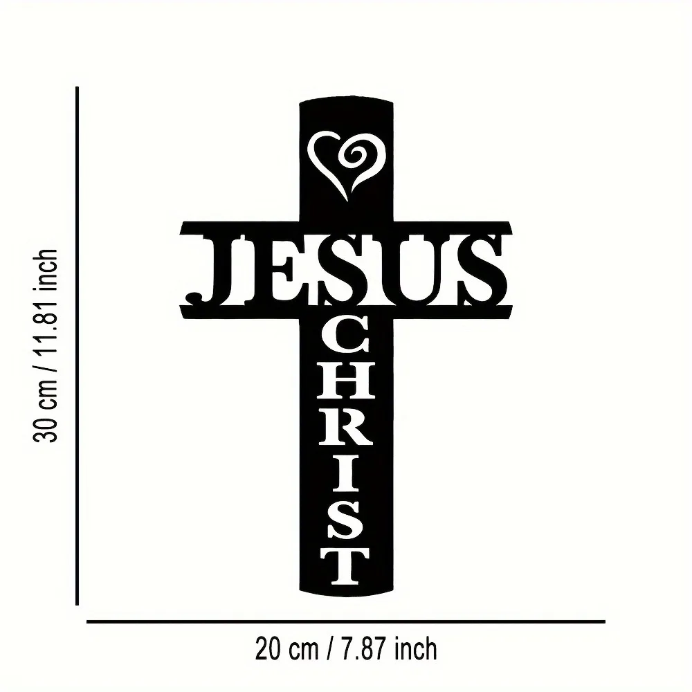 Brand Jesus Cross Iron Wall Ar - مراجعة Home Decor Brand وسعره