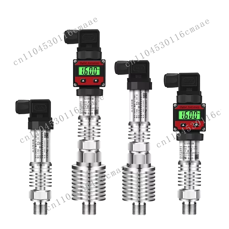 Hydraulic Smart High Temperature Pressure Sensor 0-10bar 0-16bar 0-20bar Range 4-20mA RS485 0-10V 0-200 Pressure Transmitter