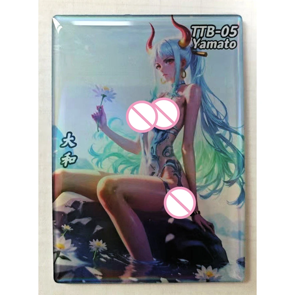 One Piece QK Holografische regenboog verzamelkaarten Anime Festival Gift Nami Vivi Yamato Perona Hancock Robin Rainbow Sparkle