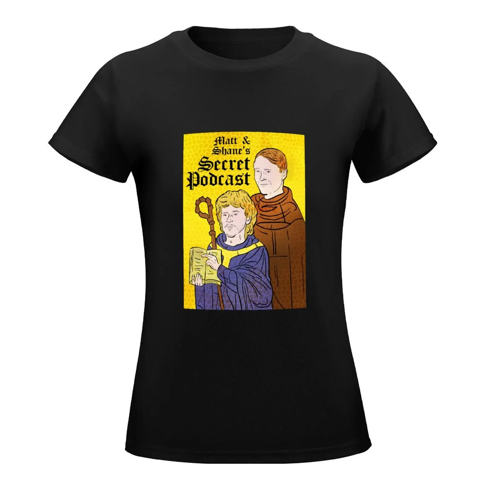 Matt & Shane's Secret Podcast Merch T-Shirt Short sleeve tee hippie clothes t-shirt dress for Women plus size sexy