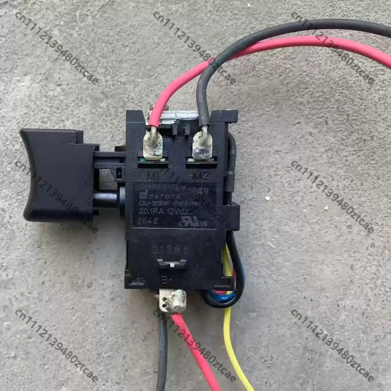 UB100D UB101D Blower Replacement Switch 12V Variable Speed Trigger Control Switch Cordless Air Blower Spare Parts