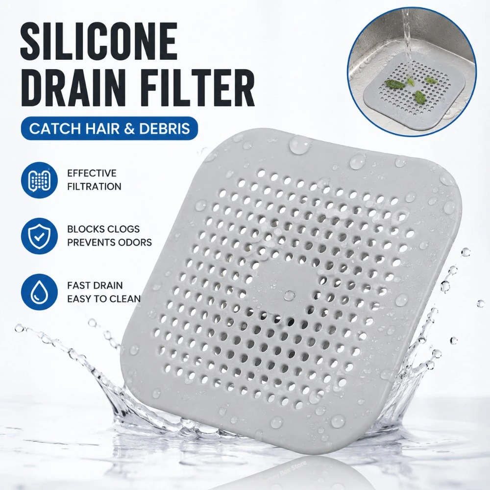 1/3/5 шт. Силиконовый фильтр-з – обзор и цена Home Bathroom Gadgets