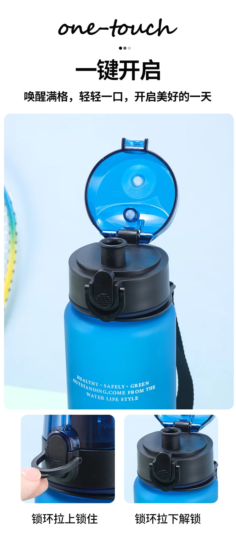 Botella de Agua Deportiva Doraemon de 650 ml, Taza de Plástico Antiderrames Nobi Nobita, con Diseño de Anime, Portátil para Gimnasio, Fitness y Actividades al Aire Libre