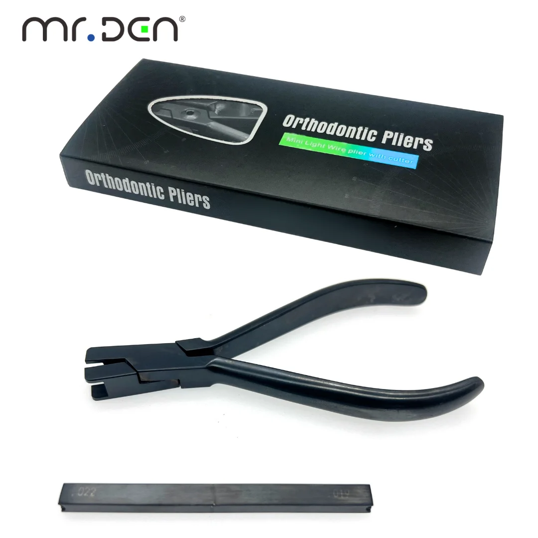Hardened Dental Pliers Black Diamond Torque-forming pliers Both Head Titanium Coated Stainless Steel Orthodontic Tools