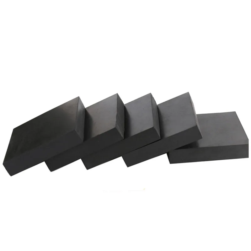 Black Industrial Rubber Block High-elastic Shock-absorbing Pad Plate Buffer Pad Shock-proof Thickened Square Gasket