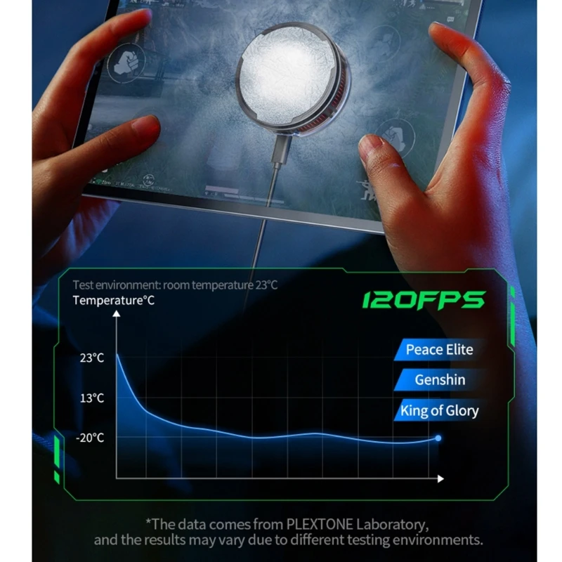 High Efficiency Tablet Coolers Gaming Heat Dissipation Device with Semiconductor