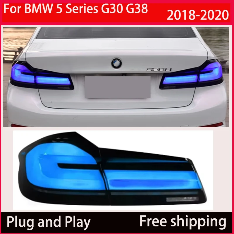 

Для BMW 5 серии G38 G30 M5 525i 530i 2018-2020 светодиодный задний фонарь в сборе DRL сигнал поворота новые модифицированные автозапчасти