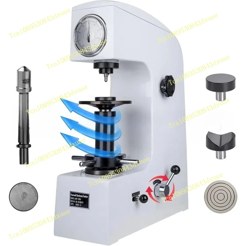 Rockwell Type Hardness Tester,Superficial Rockwell Scales 150KGF Maximum Load, HR-150A-new Testing Table Test Block HRC HRA B
