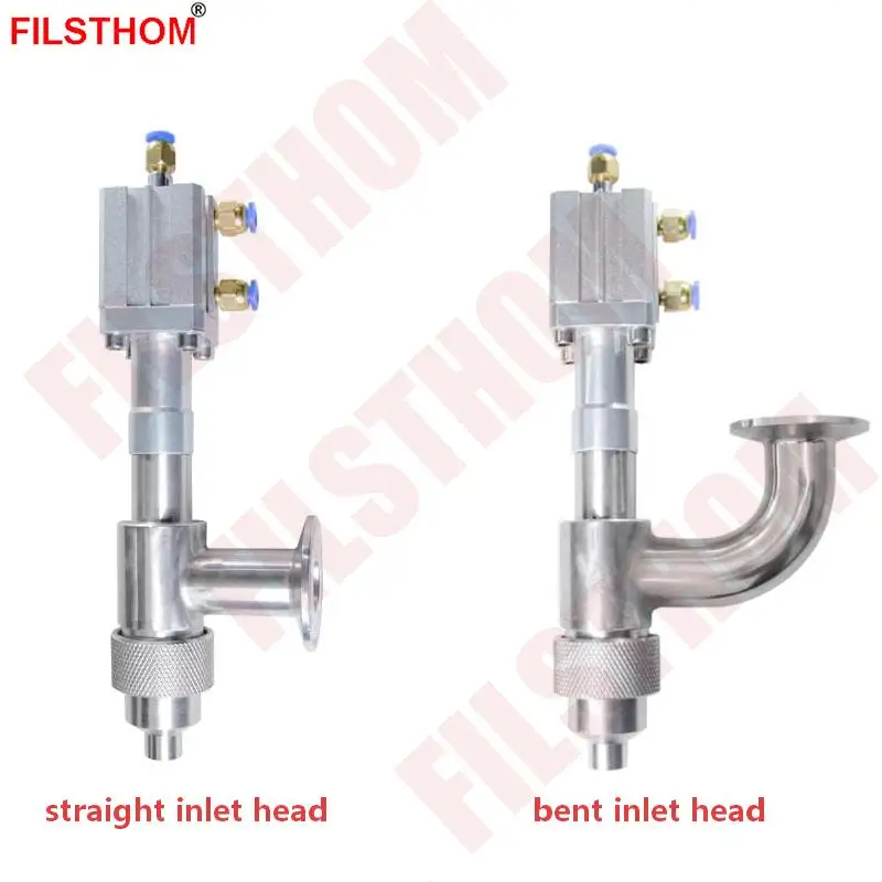 Anti-Drip Blowing Filling Nozzle Head Pneumatic Discharge Outlet Valve For Accessories Component Of Liquid Paste Filling Machine