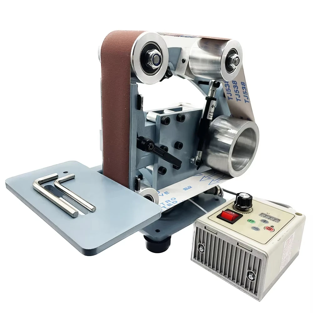 750W Electric Belt Sander 915x50mm 220V/110V Vertical Horizontal Belt Grinder Polisher Sharpener Metalworking Woodworking Tool