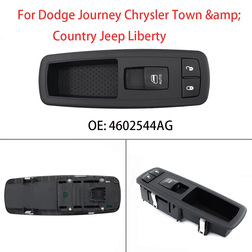 

4602544AG New Front Right Electric Power Master Window Switch Control For Dodge Journey Chrysler Town & Country Jeep Liberty