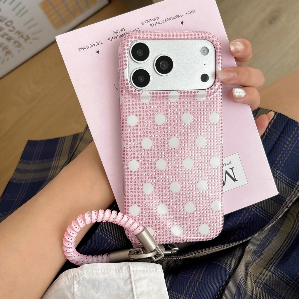 Minimalist Polka Dot Glitter S - đánh giá và giá Glitter Shockproof Case