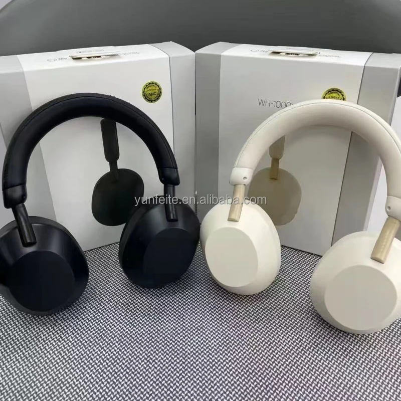 WH-1000XM5 Headphones Wireless Over-Ear Headphones Low Latency Headset with Mic for Smart Phone for iPad