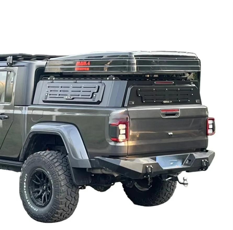 

Steel Manx4 Pickup Short Canopy Truck Topper Bed Cap for Gladiator Pick Up Trucks