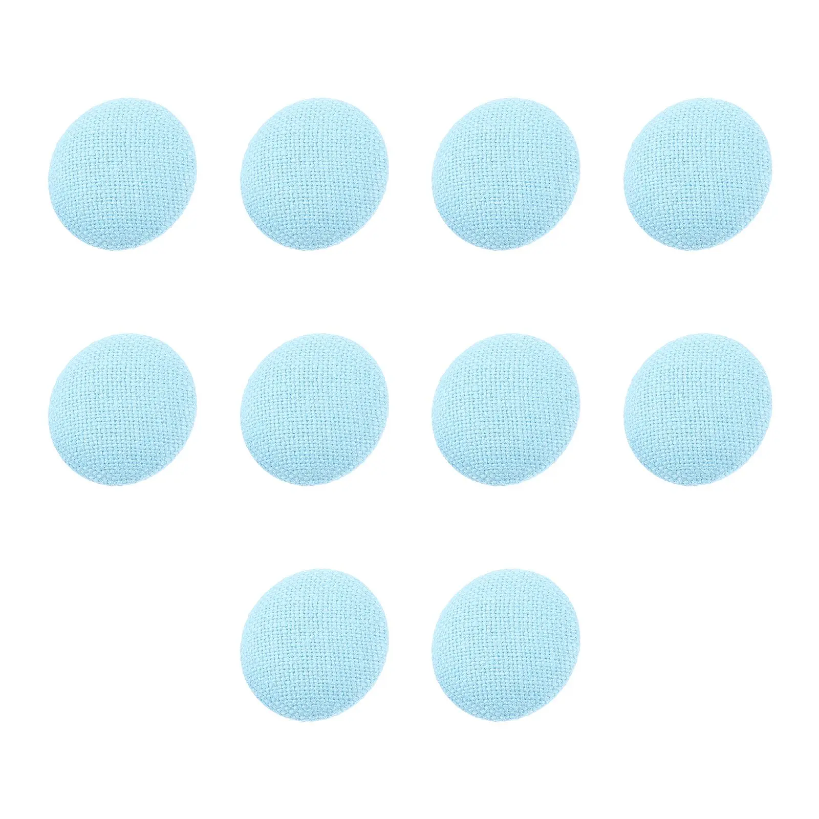

Candy Colored Buttons 10 Pcs Crafts Bag Decorative Linen Covered Kids DIY Clothing Replacement Buttons Sewing Clothing