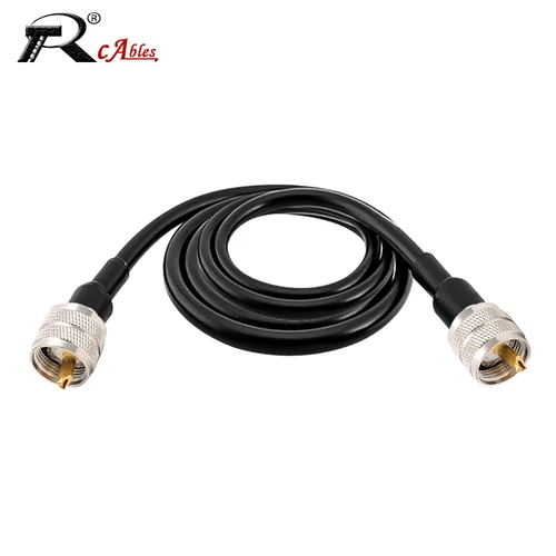 Cable LMR400 50Ohm 50-7 PL259 UHF macho a SO239 UHF hembra Pigtail Jumper Ham Radio antena Cable de extensión conector Coaxial RF