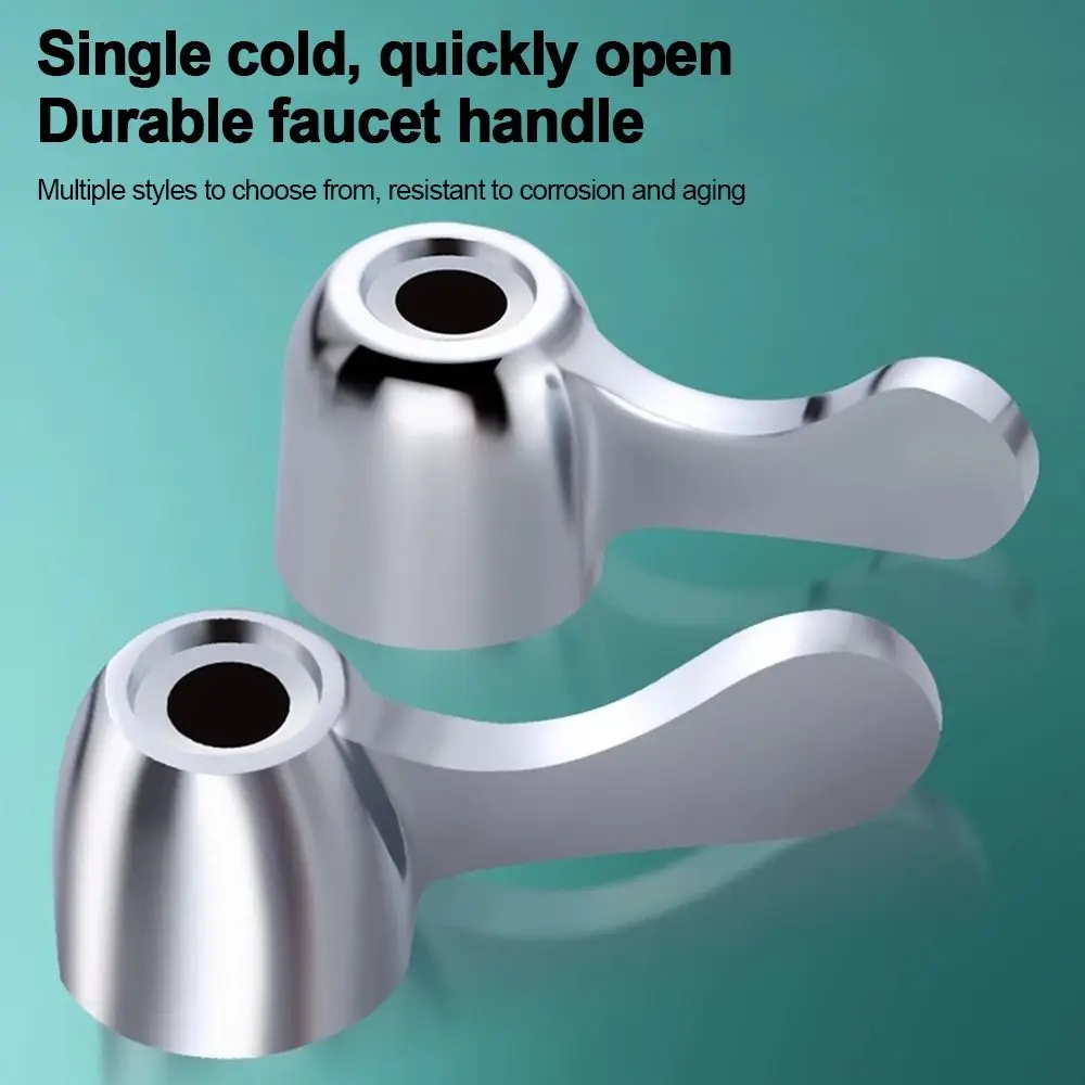 

New Triangle Valve Faucet Handle Small Spout Universal Quick Open Valve Core Handwheel