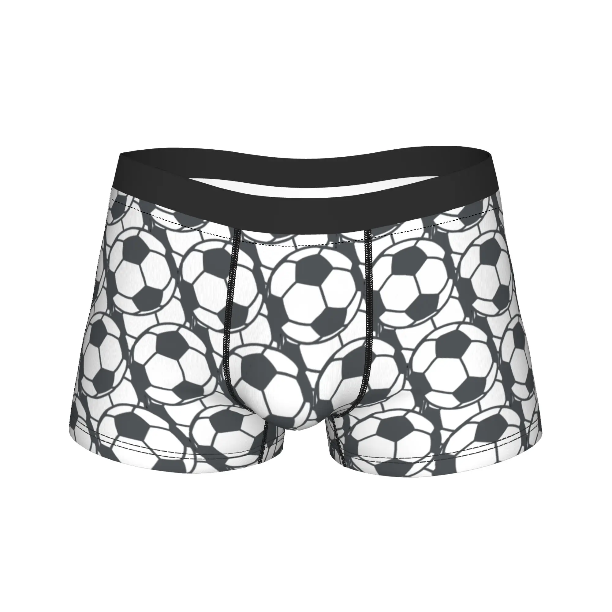 

Soccer Ball Football Sports Pattern Men Boxer Shorts Soft Underwear Underpants