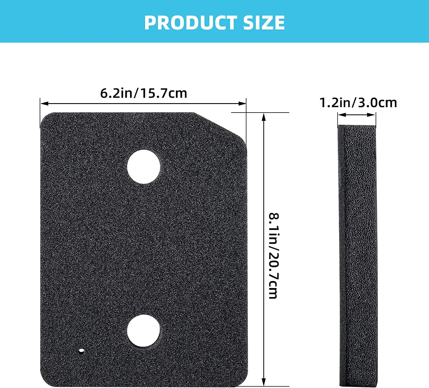 2PCS German Miele Dryer Plinth Filter Replacement Foam Filter For Miele T1 9164761 Heat Pump Tumble Dryer Lint Filter