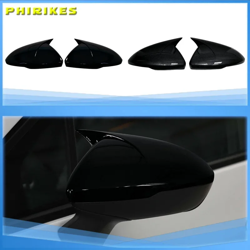 

Car Rearview Side Mirror Cover Wing Cap Sticker Exterior Door Rear View Case Trim Shell Housing For Chevrolet Cruze 2016-2019