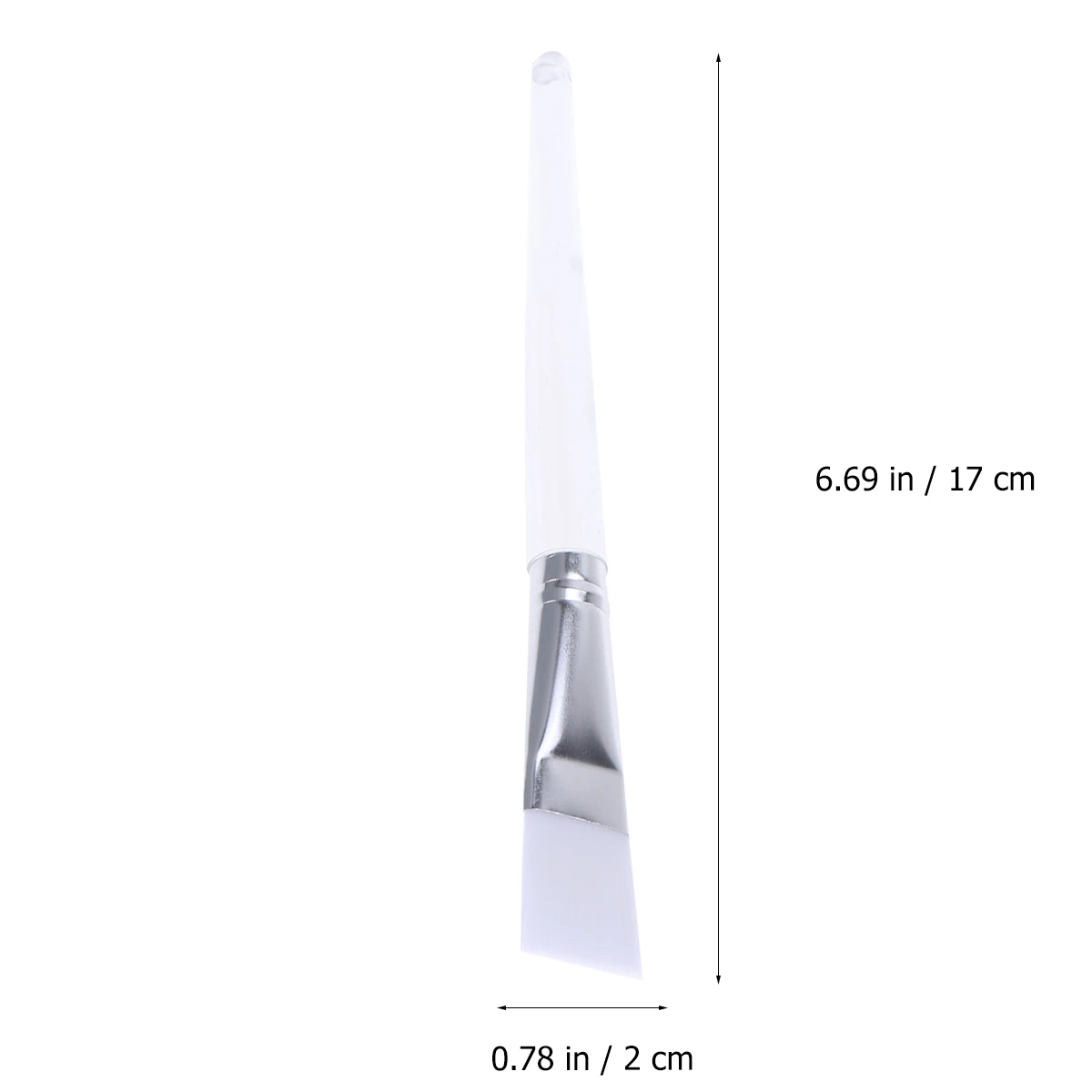 Mascarilla Facial profesional, varilla de cristal transparente, aplicador Facial sintético, cepillo para aplicación de mascarilla o máscara DIY, 1 Uds.