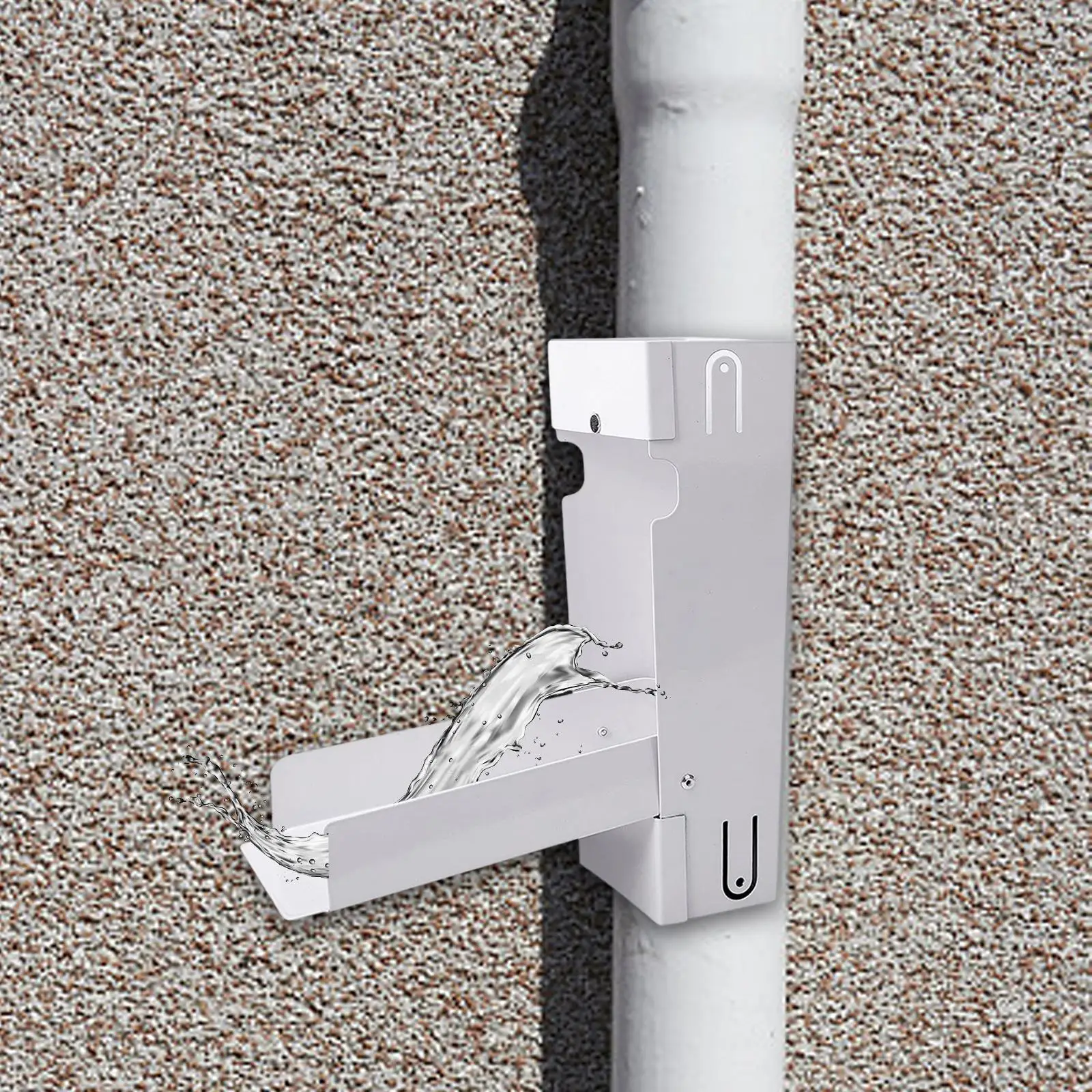 Rain Barrel Diverter Gutter Drain Water Bill Reduction Conservation Rainwater Collection Diverter for Lawn Watering