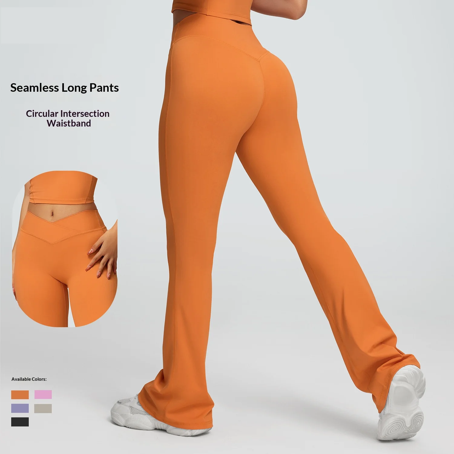 Darc Women's Wide Leg Fitness Leggings Yoga Pants Sportswear Booty Scrunch High Waist Gym Clothes