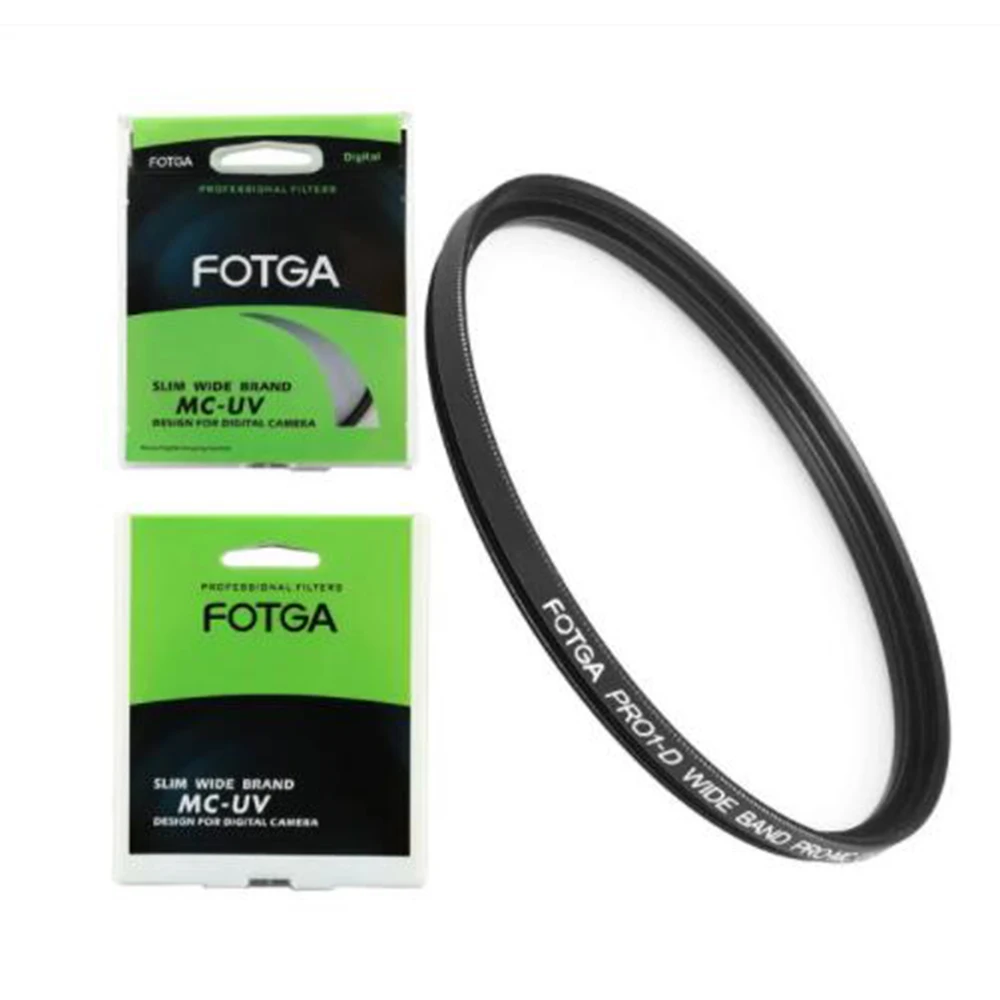 

Fotga Slim Optical Glass Camera Lens Kits Filter Pouch Fits for Nikon AF-S DX NIKKOR 35mm f/1.8G Canon EF-S 24mm f/2.8 STM Lens