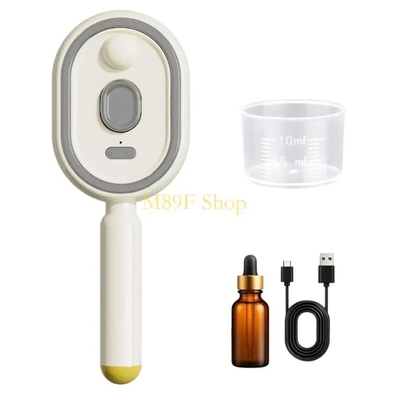 M89F Adjust Head Massage Comb Set Includes Oil Diffuser And Charging Cable