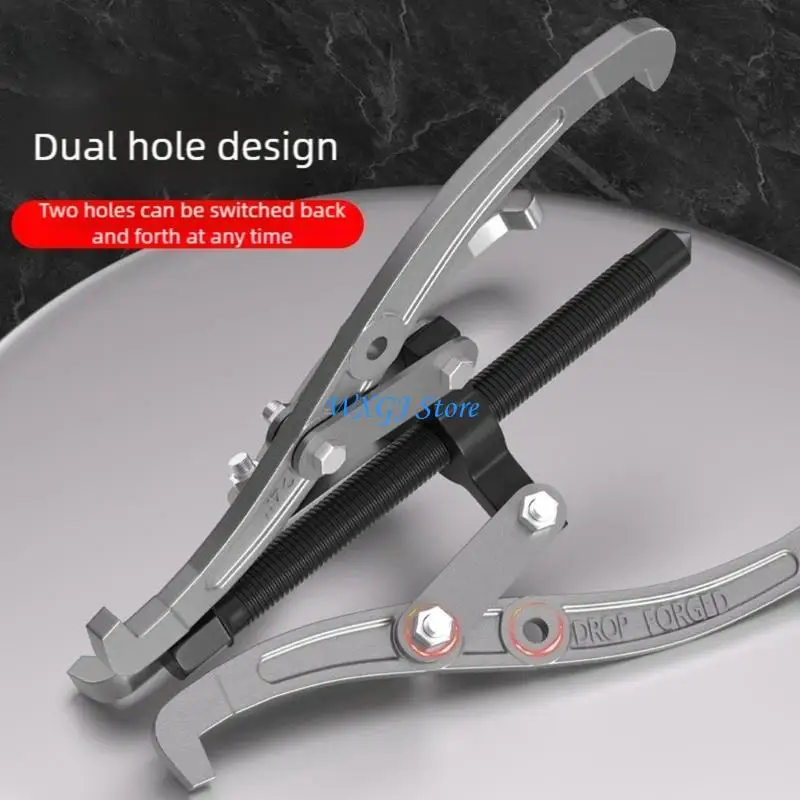 37JE Robusts Steel Gear Puller with Interchangeable Top & Hexagonal Protect Pad
