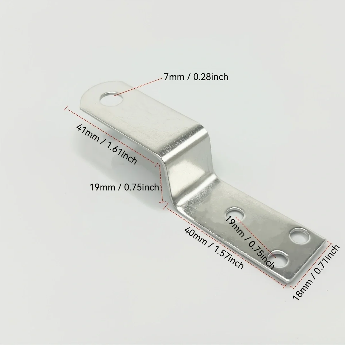 8 Pieces of Z-Shaped Stainless Steel Corner Brackets for Furniture Connection - Corner Bracket Trapezoidal Connecting Pieces